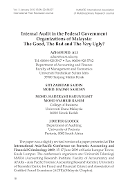 Sale of property attached 150. Pdf Internal Audit In The Federal Government Organizations Of Malaysia The Good The Bad And The Very Ugly