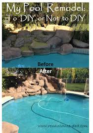 Gunite is porous and is sealed from the water by a plaster coating. Renaissance Dad My Pool Remodel To Diy Or Not To Diy