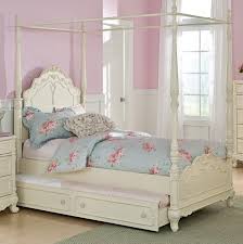 July 12, 2020 admin bed frames leave a comment. Cinderella Wood Canopy Twin Size Bed White Wash By Homelegance Sohomod Com