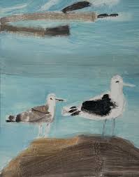 The New Craftsman Gallery St Ives Cornwall Emma Jeffryes Ocean Painting Art Gallery Coastal Birds