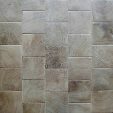 Natural Oak 4x4 End Grain Geometric Floor Flooring End Grain Flooring
