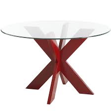 French country kitchen decor pinterest. Pier 1 Simon X Table Base Red And Glass Top Stick Girl Jam