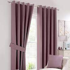 The silver coloured curtains are crafted from luxury heavyweight polyester velvet and are fully lined, adding style and warmth to windows in any room of your home. Solar Mauve Thermal Blackout Eyelet Curtains Dunelm Blackoutcurtainsforlivingroom Curtains Cool Curtains Blackout Eyelet Curtains