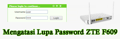 You should be redirected to your router admin interface. Cara Mengatasi Lupa Password Zte F609 Tanpa Reset