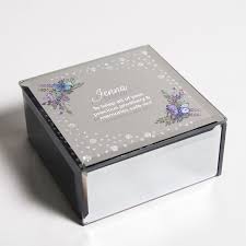 Wholesale jewellery boxes for all kinds of jewellery. Personalised Glass Hestia Jewellery Box Gettingpersonal Co Uk