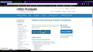 Cfisd Home Access Center Logging In Youtube
