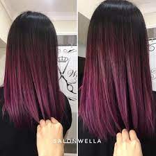 Black Burgundy Purple Fade Hairinspirationcolor Hair Inspiration Color Burgundy Hair Dark Pink Hair