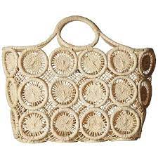 Hat Attack Macrame Basket Tote Natural Tote Handbags 78 Liked On Polyvore Featuring Bags Handbags Tote B Basket Tote Boho Tote Bag Purses And Handbags