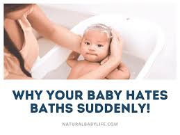 But as soon as i lay her down on her changing mat after the bath she starts screaming all the way through drying her, putting talc on her and while putting her baby grown on, right up until i pick her up. Why Your Baby Hates Baths All Of A Sudden And 10 Ways To Fix It Natural Baby Life