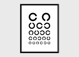 Japanese Eye Chart Pop Art Print Pica Things We Love Japanese Design Prints