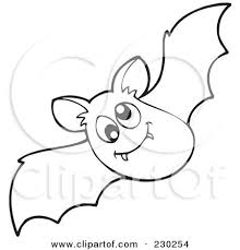 Download vampire bat coloring pages and use any clip art,coloring,png graphics in your website, document or presentation. Royalty Free Rf Clipart Illustration Of A Coloring Page Outline Of A Vampire Bat By Visekart 230254