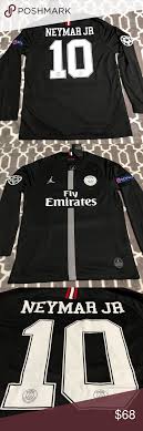 Neymar Jr Long Sleeve Psg Jordan Champions League Neymar Jr Neymar Champions League