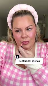This might be the prettiest bridal lipstick ever @Pat McGrath Labs lip trio  #bridalmakeup #pinklipstick #bridalmakeupartist