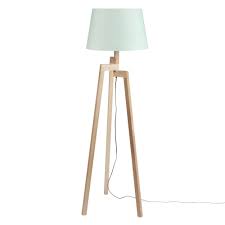 Driepoot Vloerlamp Van Hevea Met Groene Lampenkap H150 Maisons Du Monde Lampadaire Trepied Lampadaire Chambre Lampadaire