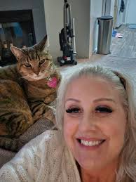 This is how you'll find me most nights. Just me and Khaleesi. Chillin'.  Show me your fur family!