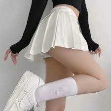 White Micro Mini Skirt Sexy Outfits For Woman Black Pleated Tennis Skirt  Summer Korean Fashion Kawaii Dark Academia Clothes 2022 - Skirts -  AliExpress
