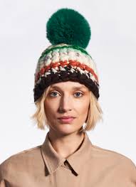 4.3 out of 5 stars 64. Mischa Lampert Short Hair Pom Tib Beanie Stripe Green Xl Pom Garmentory
