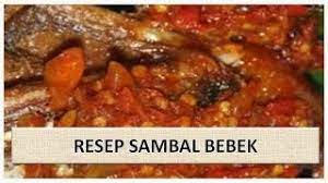 Check spelling or type a new query. Resep Sambal Bebek Youtube