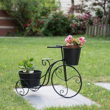 Black Metal Bike Planter Estandes De Plantas Decoracao De Ferro Bicicleta Na Decoracao