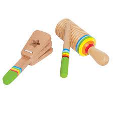 Wooden musical instruments, (especially percussion like wooden toy drums and glockenspiels), make great gifts for toddlers, infants and preschooler children. Rhythm Wooden Instruments Set For Toddlers Educational Toys Planet