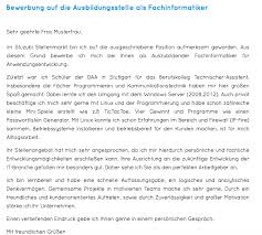 Einerseits in fachrichtung systemintegration und andererseits in fachrichtung anwendungsentwicklung. Anschreiben Lebenslauf Zeugnisse Verbesserungsvorschlage Jobsuche Bewerbung Und Zeugnisse Fachinformatiker De