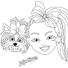 You can use these free jojo siwa coloring pages printable for your websites, documents or presentations. 1