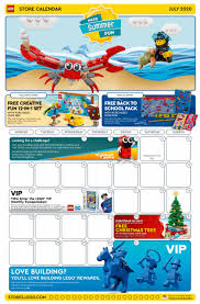 Brickfinder Lego Brand Store Calendar July 2020 Promotions