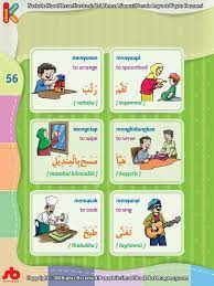 Pada kesempatan ini kita akan belajar kosakata profesi dalam bahasa arab dan artinya. Kamus Bergambar Anak Muslim 3 Bahasa Mengenal Kata Kerja 2 Indonesia Inggris Arab Bahasa Kartu Flash Anak