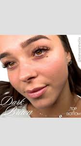 🛑 I NEED YOUR ATTENTION! 🛑 , I haven’t seen anyone do Top & Bottom lash  extensions in the color Dark Brown. If you have, tag me in your photo or if  you recreate this look! , I had this combination in ...
