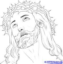 Free Line Art Series Of Simple Lines Has Been Used To Draw The Fine Lines Of His Jesus Art Drawing Jesus Drawings Jesus Christ Drawing