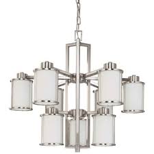 N602855 Odeon Large Foyer Chandelier Chandelier Brushed Nickel At Fergusonshowrooms Com