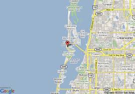 Clearwater Florida Map Of Travelodge Clearwater Beach Fl