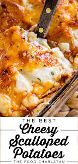 Cheesy Scalloped Potatoes Recipe From The Food Charlatan In 2021 Potato Recipes Side Dishes Scalloped Potato Recipes Cheesy Scalloped Potatoes Recipe