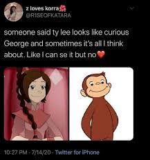 Ty Lee is related to curious George : r/ATLA