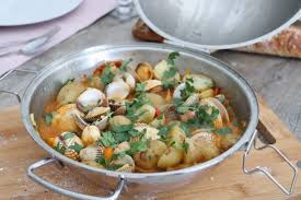 Cataplana De Lotte Et Coquillages Plat Principal Recette Poisson Alimentation