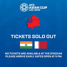 Sharjah نادي الشارقة V Twitter مجموعة الشارقة تعلن عن نفاذ تذاكر مباراة الهند والبحرين وتنصح الجماهير حاملي التذاكر بالحضور مبكرا لتفادي الازدحام