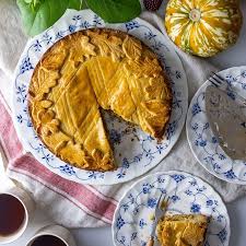 Pumpkin Gateau Basque Food Almond Pastry Recipes