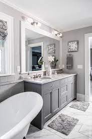 The Grey Cabinet Paint Color Is Benjamin Moore Kendall Charcoal Greycabinet Paintcolor Benjaminmoorek Bathrooms Remodel Bathroom Inspiration Bathroom Color