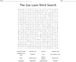 Calculate the ratio of effusion rates for nitrogen (n2) and neon (ne). The Gas Laws Word Search Wordmint