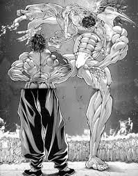 Yujiro Baki And Pickle Anime Fight Character Art Anime Art
