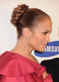 Hope you enjoy all these fun ways to dress up your ponytail. Jennifer Lopez Elegant Formal Braided Bun Updo Hairstyle Hairstyles Weekly