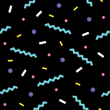 Seamless Pattern 80s Vector Abstract Geometric Pattern Seamless Patterns 90s Pattern