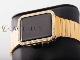 Bands may or may not be oem. Diamond Crown 24k Gold Apple Watch Series 3 With Band Carterlux Com