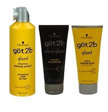 Got2b Ultra Glued Styling Gel Spiking Glue Blasting Freeze Spray For Hair 3pcs Got2b Hair Products Styling Gel Got2b Glued