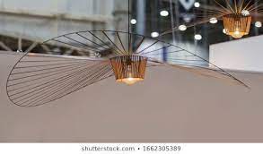 Hat Metal Chandelier Large Hat Shaped Pendant Lampshade With Brim Gold Color Metal Metal Chandelier Pendant Lamp Shade Chandelier