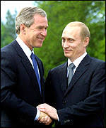 BBC News | EUROPE | Bush and Putin ...