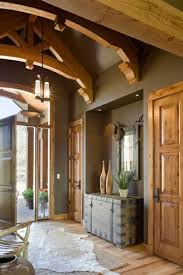 On peut en faire : La Poutre En Bois Dans 50 Photos Magnifiques Log Cabin Interior Farmhouse Kitchen Design Mansion Interior