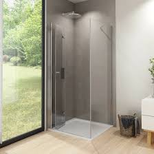 Duschkabine u form bis ca. Duschkabine Falttur Eckeinstieg Duschabtrennung Glas 90x100 80x80 90x90 100x100 Ebay