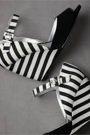 Black And White Striped Wedges Silent Star Wedges Striped Shoes Crazy Shoes Black And White Wedges