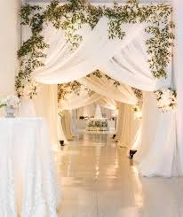 10 Ways To Use Draping At Your Reception For An Upscale Look Wedding Reception Entrance Wedding Entrance Cheap Wedding Flowers